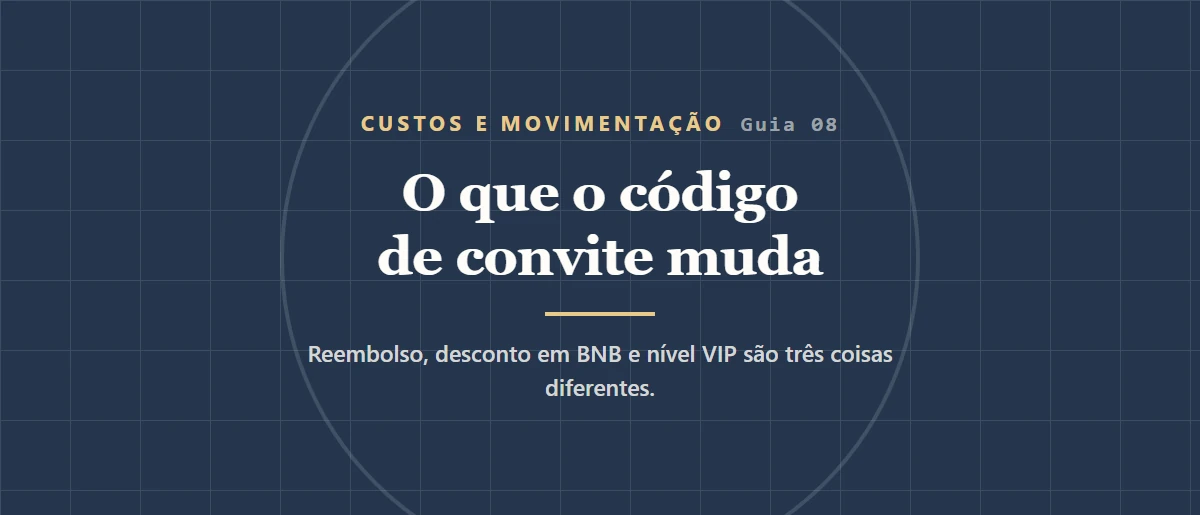 Código de convite Binance: o que muda nas taxas