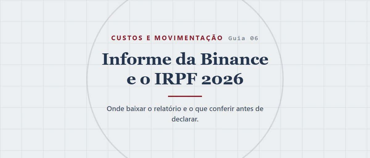 Informe Binance 2026: confira seus dados