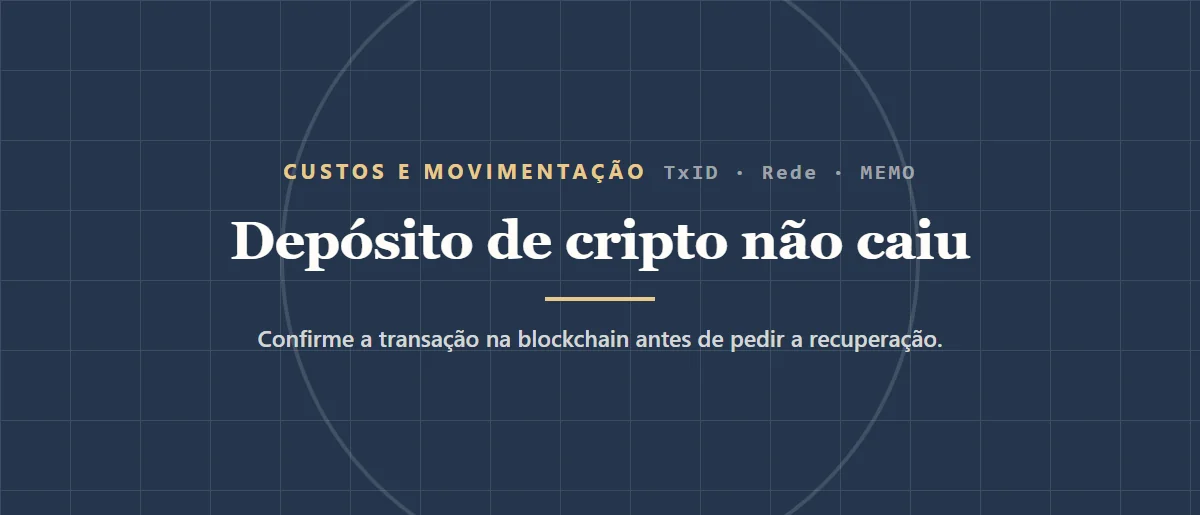 Depósito de cripto não caiu na Binance? Confira TxID, rede e MEMO