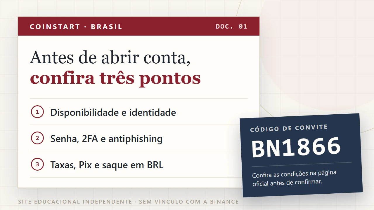 Vai usar a Binance no Brasil? Faça as verificações essenciais