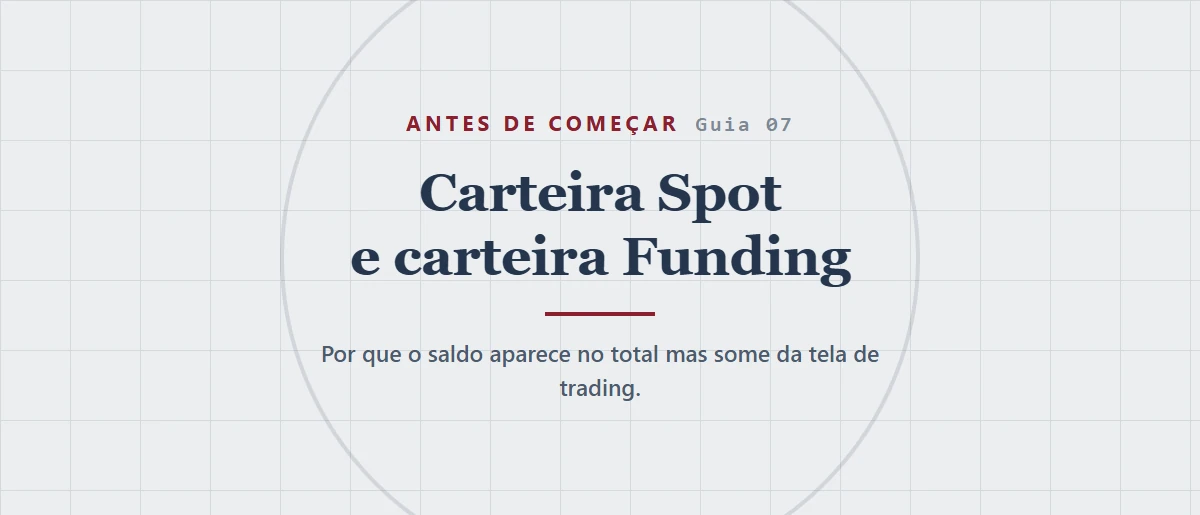 Carteiras Spot e Funding: qual a diferença?